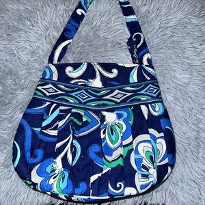 Vera Bradley Hannah in retired print small handbag GUC